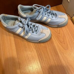 adidas Light Blue and White Women's Sneakers